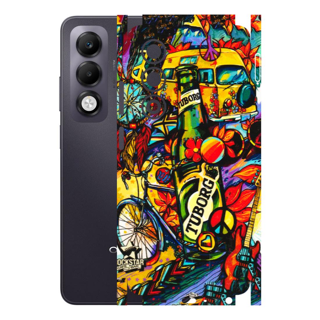 OPPO Phone Skins 2025 (All Models) - Cool Beer Bottle - 3D Embossed Finish (L-193) Oppo K13x 5G