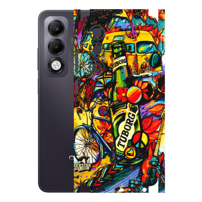 OPPO Phone Skins 2025 (All Models) - Cool Beer Bottle - 3D Embossed Finish (L-193) Oppo K13x 5G