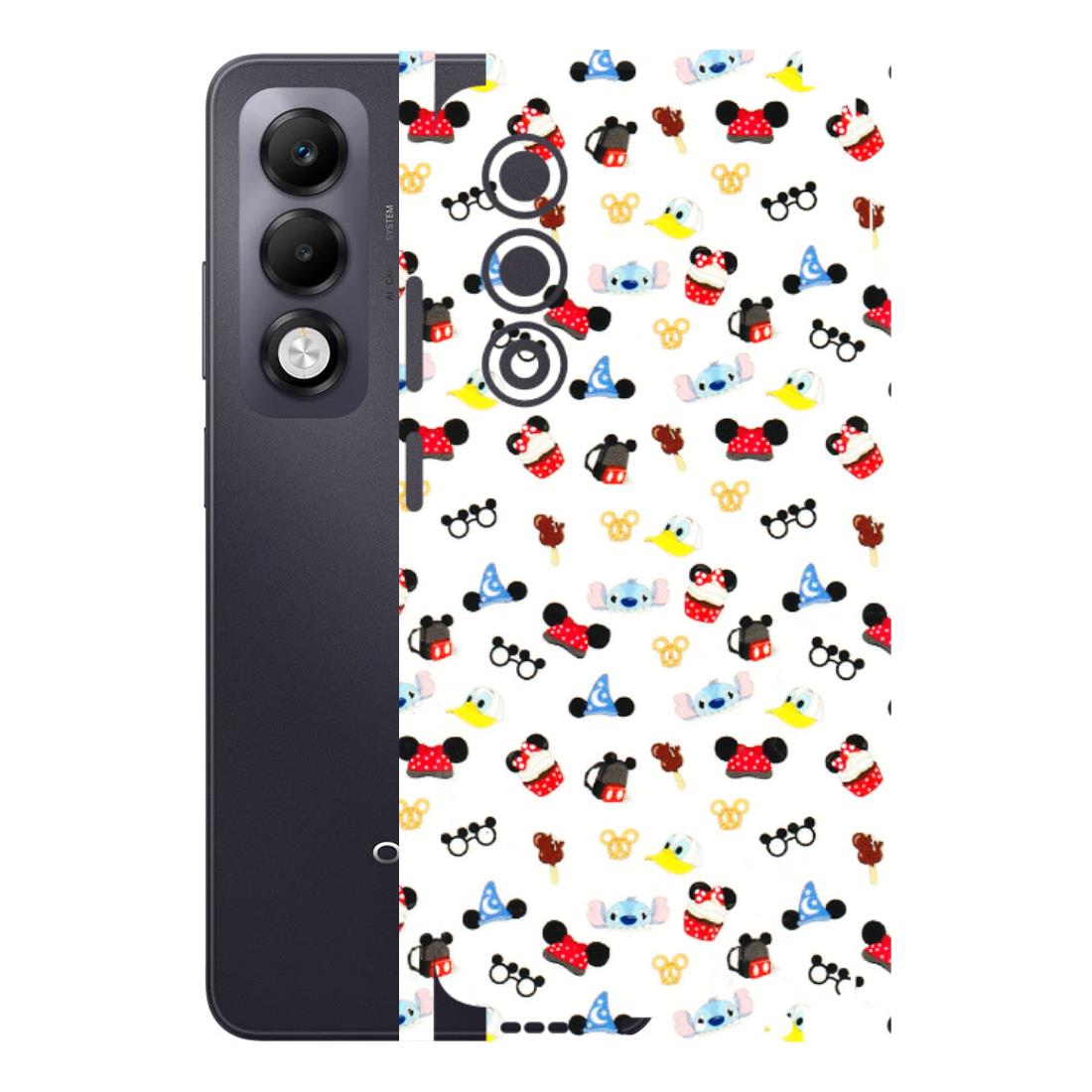 OPPO Phone Skins 2025 (All Models) - Minnie Mouse & Donald Doodles s - 3D Embossed Finish (L-194) Oppo K13x 5G