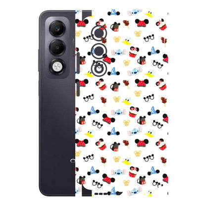 OPPO Phone Skins 2025 (All Models) - Minnie Mouse & Donald Doodles s - 3D Embossed Finish (L-194) Oppo K13x 5G