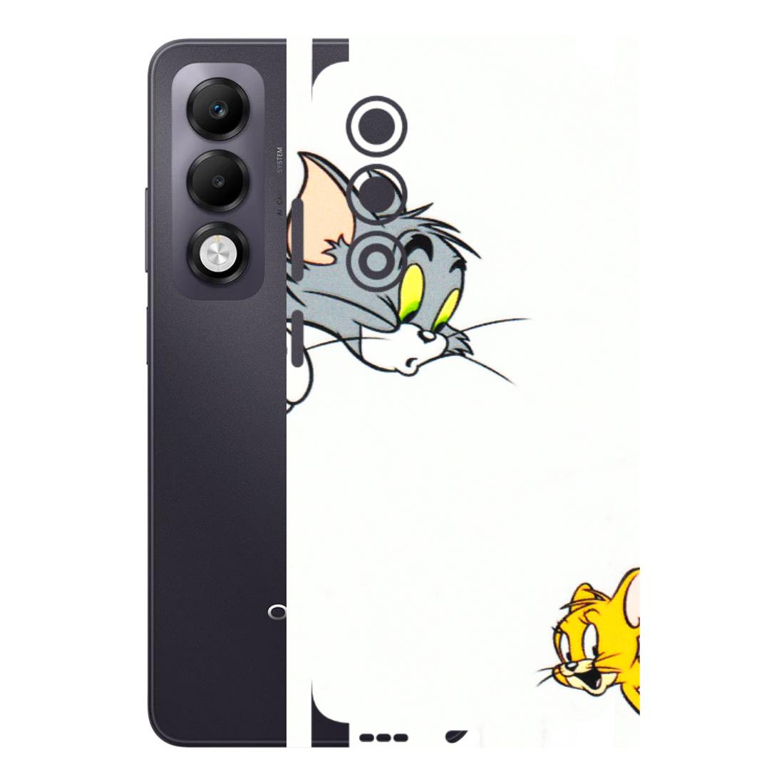 OPPO Phone Skins 2025 (All Models) - Cute Tom And Jerry - 3D Embossed Finish (L-220) Oppo K13x 5G