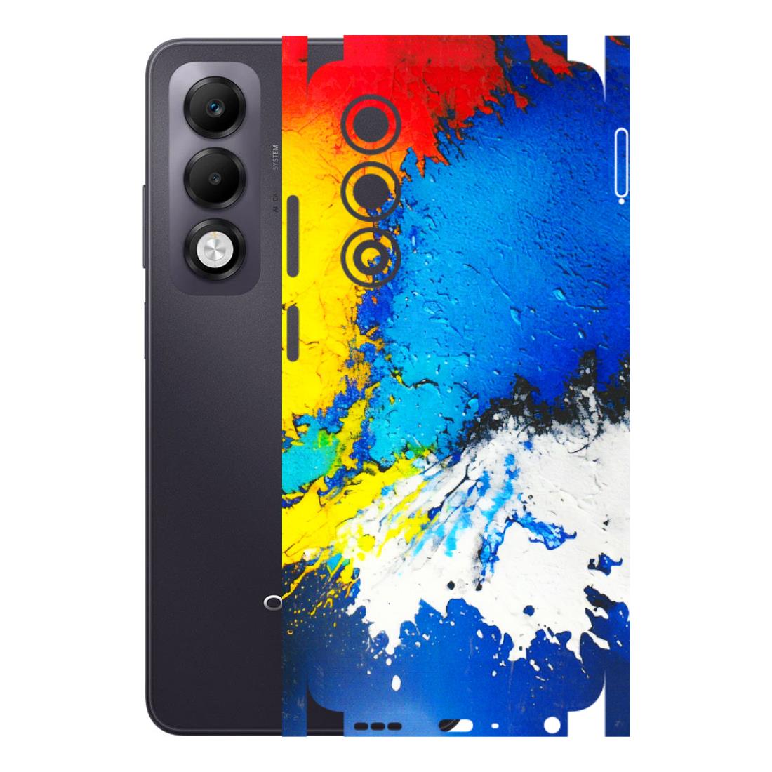 OPPO Phone Skins 2025 (All Models) - Acrylic Paint Spill - 3D Embossed Finish (L-229) Oppo K13x 5G