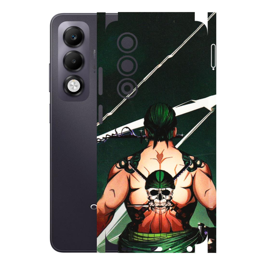 OPPO Phone Skins 2025 (All Models) - Zoro Anime - 3D Embossed Finish (L-23) Oppo K13x 5G