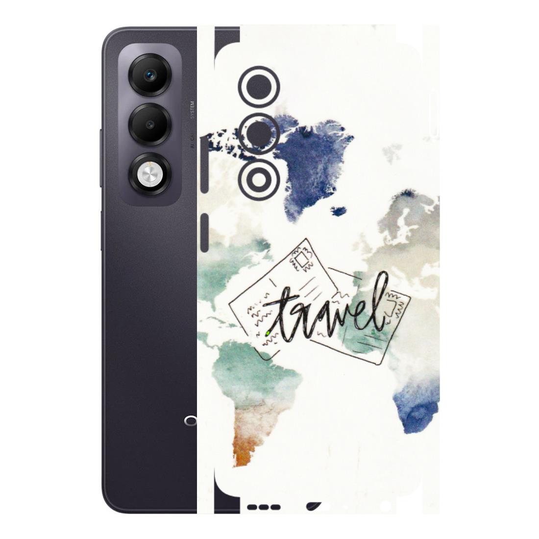 OPPO Phone Skins 2025 (All Models) - Travel The World - 3D Embossed Finish (L-232) Oppo K13x 5G