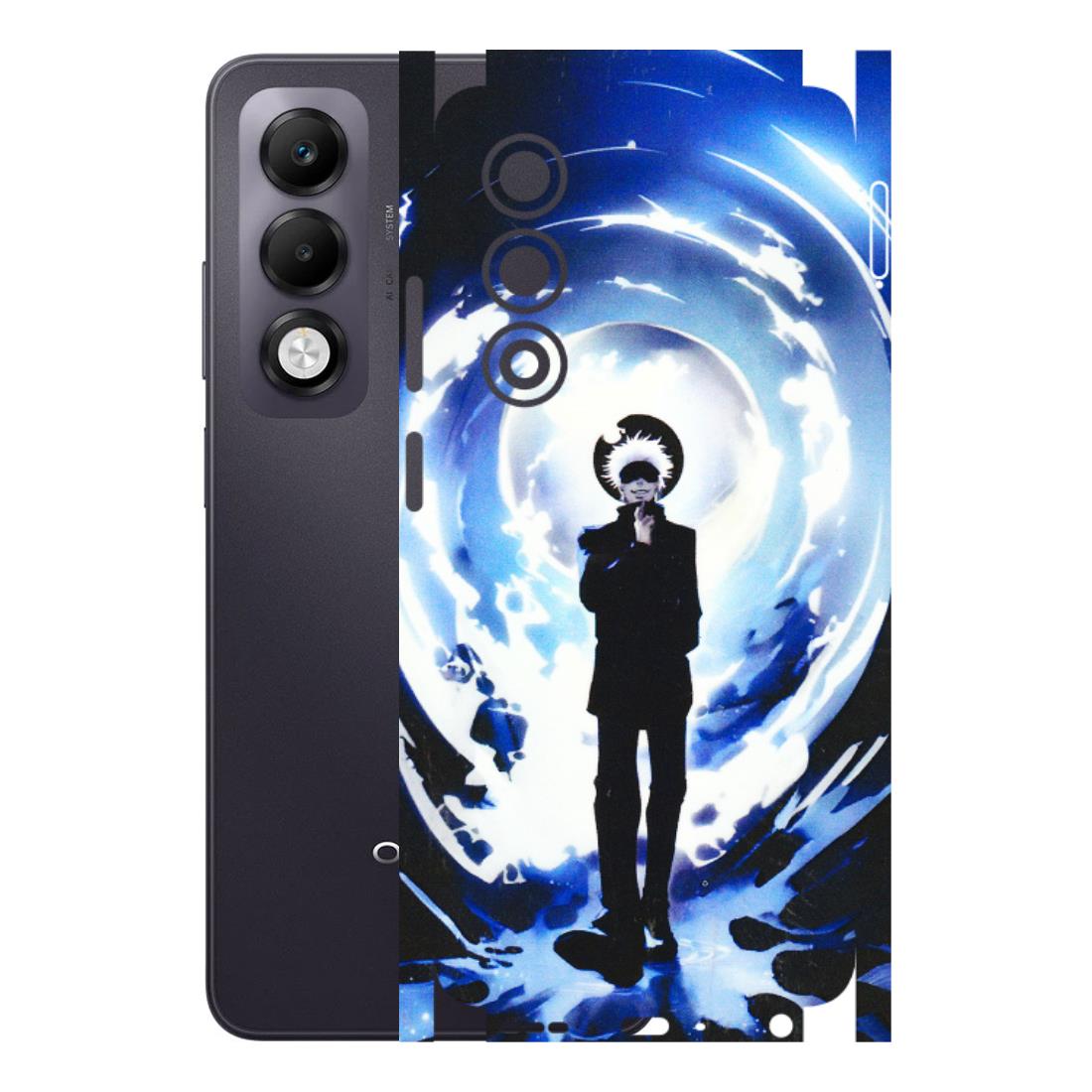 OPPO Phone Skins 2025 (All Models) - Satoru Gojo Dark Blue - 3D Embossed Finish (L-235) Oppo K13x 5G
