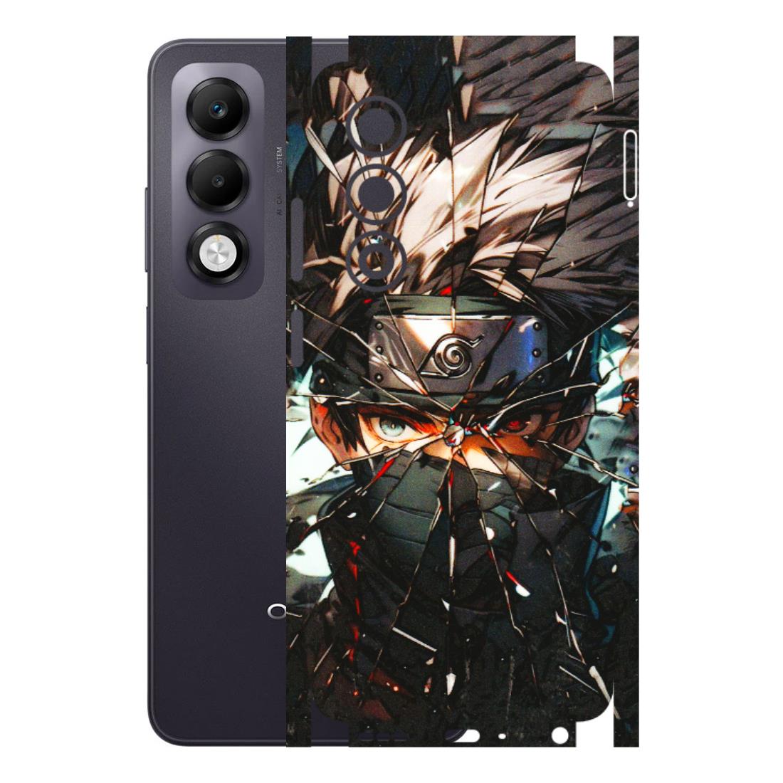 OPPO Phone Skins 2025 (All Models) - Kakashi Shattered Glass Effect - 3D Embossed Finish (L-237) Oppo K13x 5G