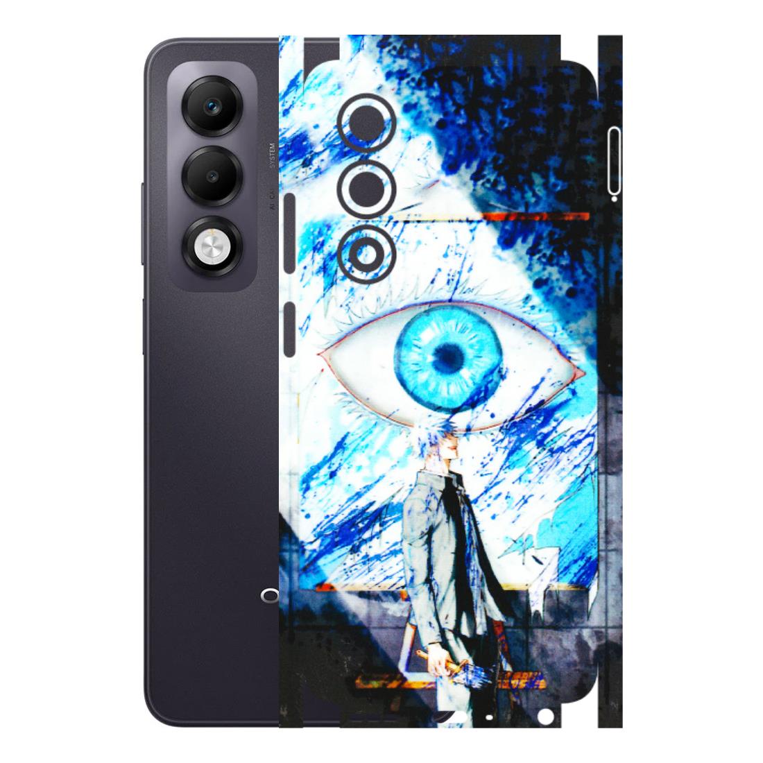 OPPO Phone Skins 2025 (All Models) - Gojo Satoru evil eye - 3D Embossed Finish (L-239) Oppo K13x 5G