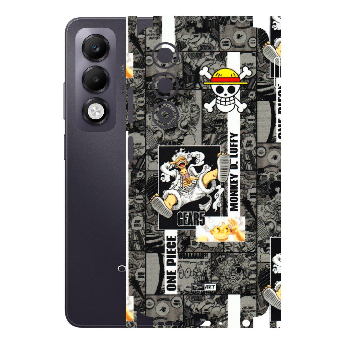 OPPO Phone Skins 2025 (All Models) - Cuffy Anime MonkeyCamic - 3D Embossed Finish (L-242) Oppo K13x 5G