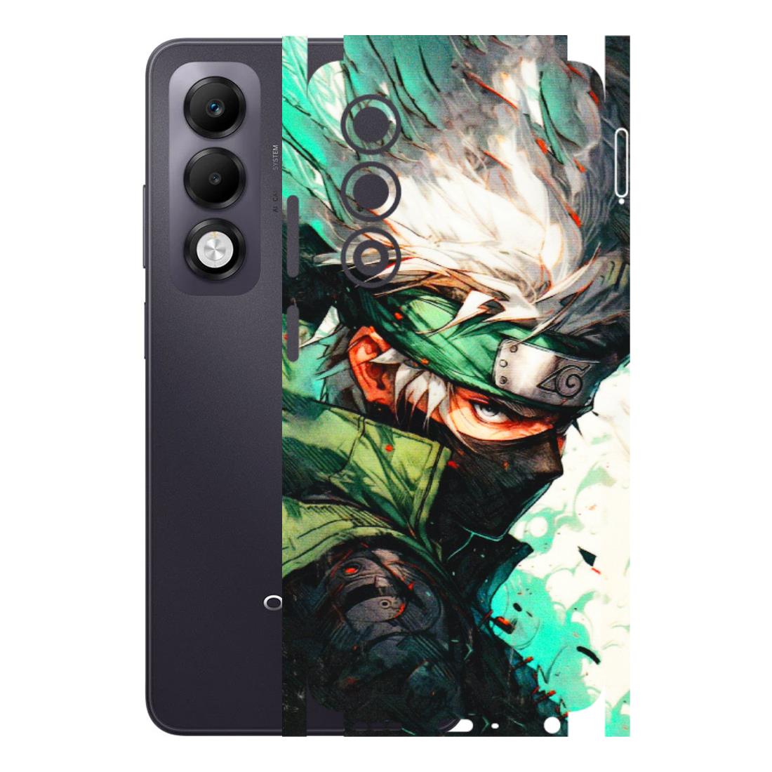 OPPO Phone Skins 2025 (All Models) - Kakashi Side Profile - 3D Embossed Finish (L-249) Oppo K13x 5G
