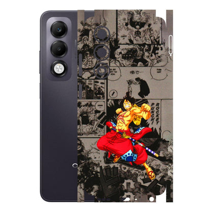 OPPO Phone Skins 2025 (All Models) - One Piece Rocket Punch Manga - 3D Embossed Finish (L-25) Oppo K13x 5G
