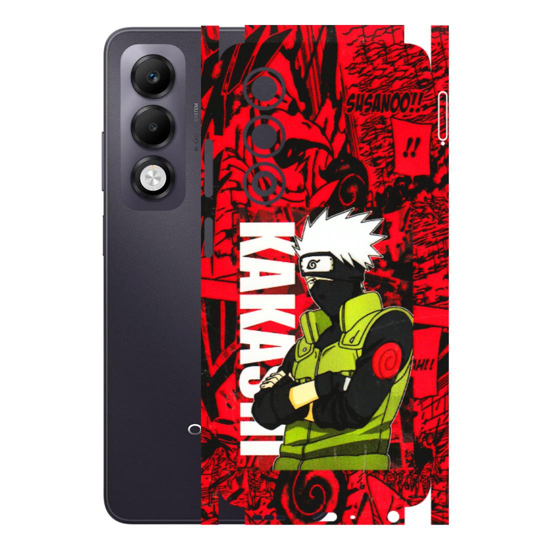 OPPO Phone Skins 2025 (All Models) - Kakashi Red Anime - 3D Embossed Finish (L-251) Oppo K13x 5G