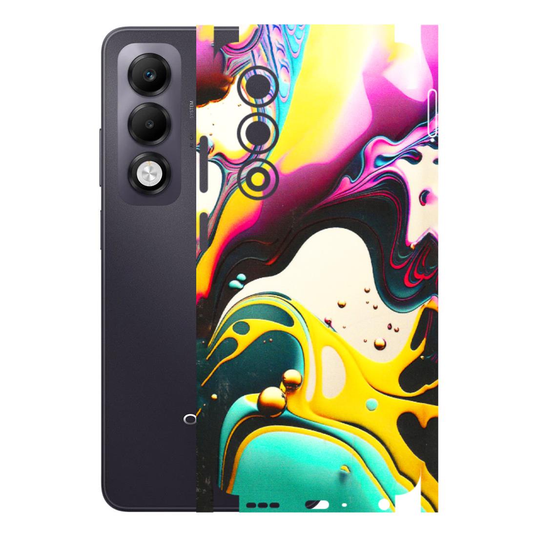 OPPO Phone Skins 2025 (All Models) - Multicolor Abstract pattern - 3D Embossed Finish (L-254) Oppo K13x 5G