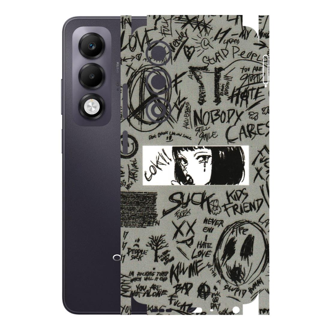 OPPO Phone Skins 2025 (All Models) - Never Have Love Anime - 3D Embossed Finish (L-260) Oppo K13x 5G