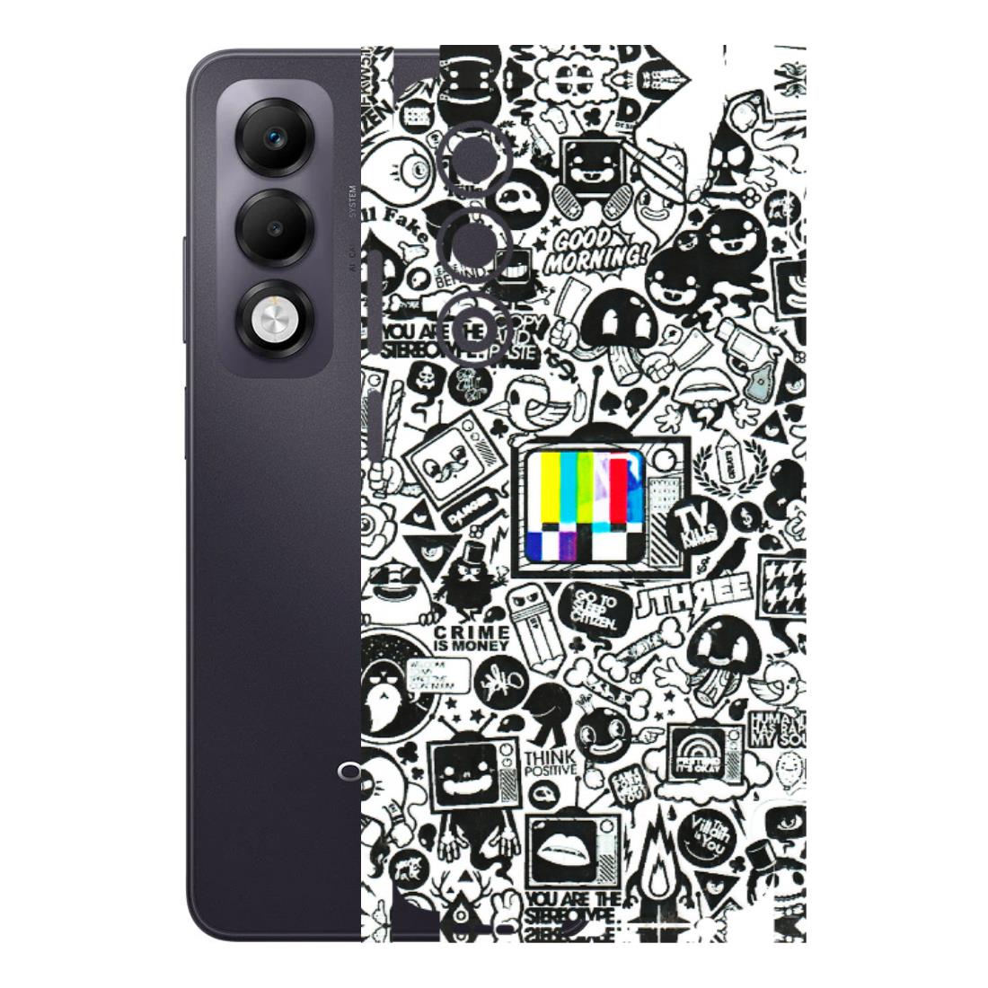 OPPO Phone Skins 2025 (All Models) - Doodles Positive Art Latest - 3D Embossed Finish (L-263) Oppo K13x 5G