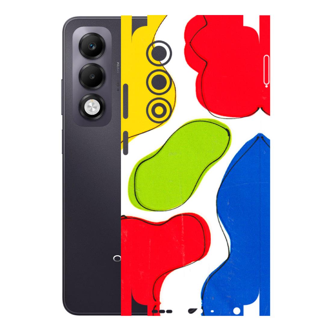 OPPO Phone Skins 2025 (All Models) - RGB Colour Paint Latest - 3D Embossed Finish (L-284) Oppo K13x 5G