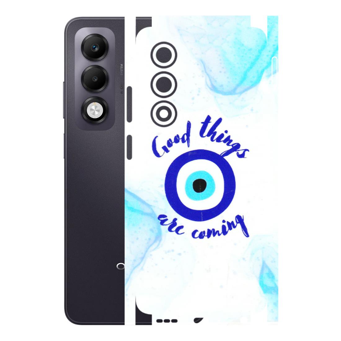 OPPO Phone Skins 2025 (All Models) - Evil Eye Good Things Are Coming - 3D Embossed Finish (L-322) Oppo K13x 5G