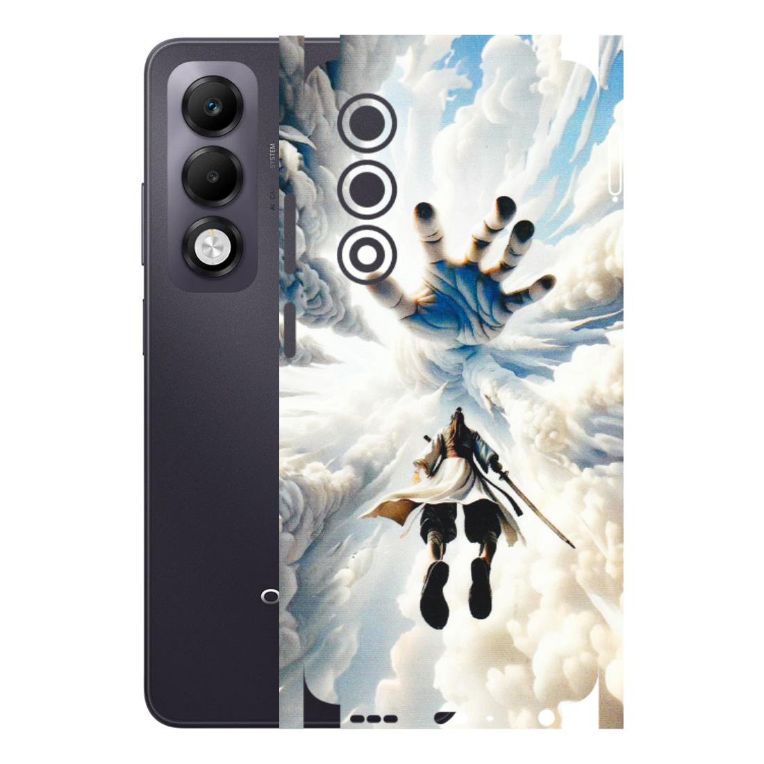 OPPO Phone Skins 2025 (All Models) - Big Hand With Monkey King - 3D Embossed Finish (L-323) Oppo K13x 5G