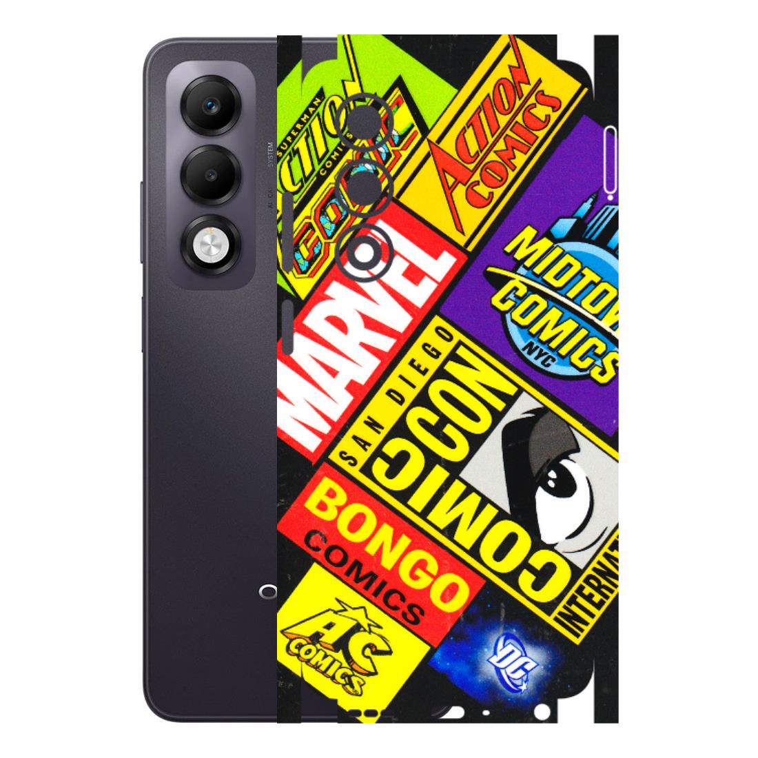 OPPO Phone Skins 2025 (All Models) - Bongo Comic Con - 3D Embossed Finish (L-325) Oppo K13x 5G