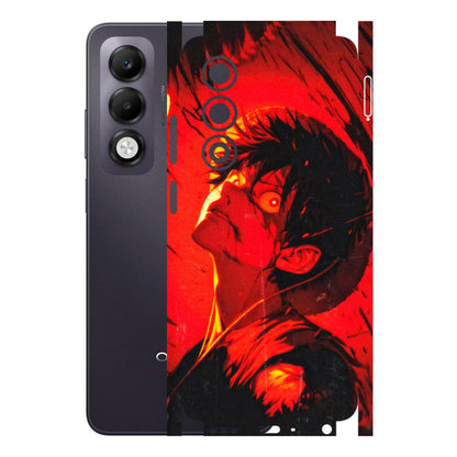 OPPO Phone Skins 2025 (All Models) - D.Luffy Power Up One Piece Anime - 3D Embossed Finish (L-326) Oppo K13x 5G
