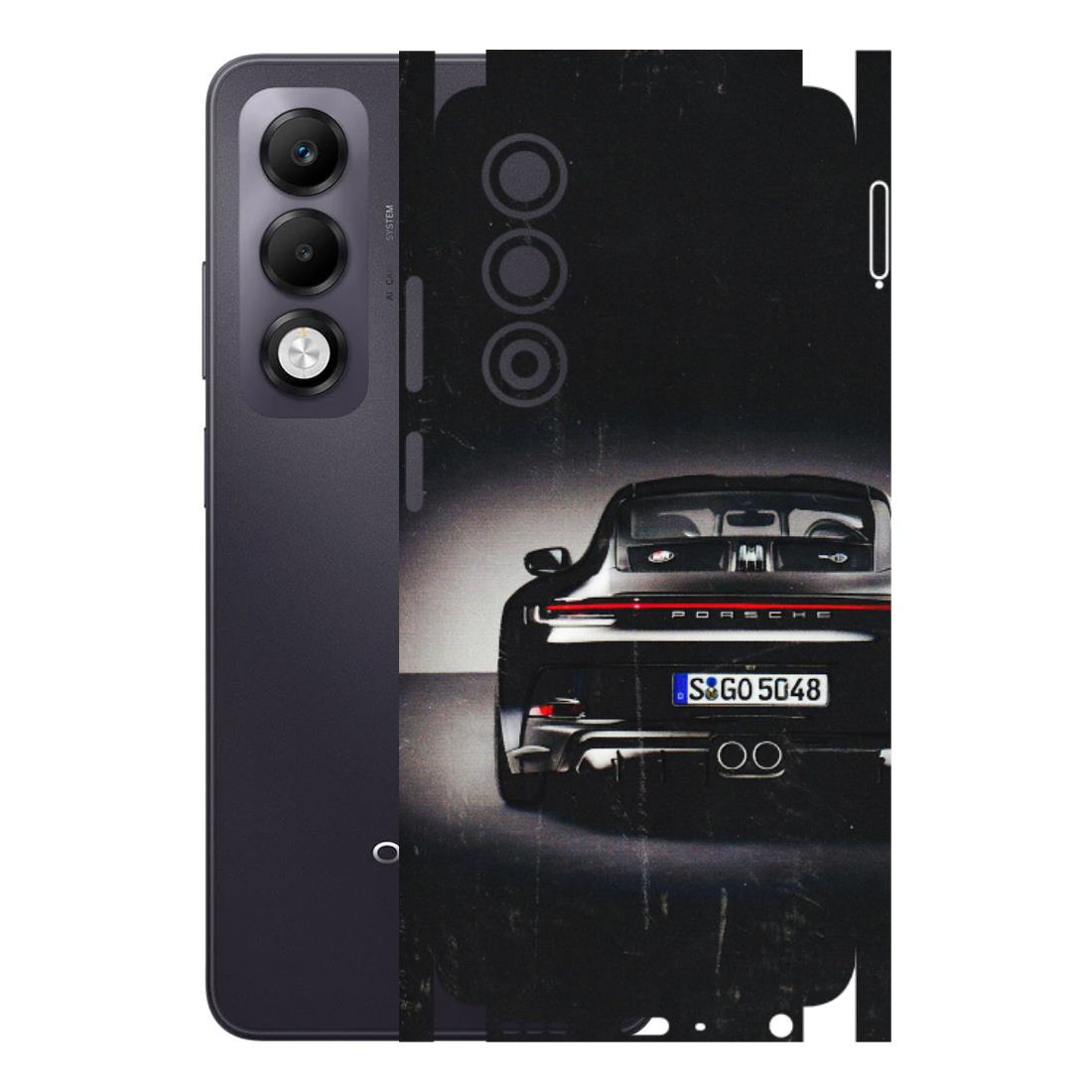 OPPO Phone Skins 2025 (All Models) - New Black Porsche GT3 - 3D Embossed Finish (L-327) Oppo K13x 5G