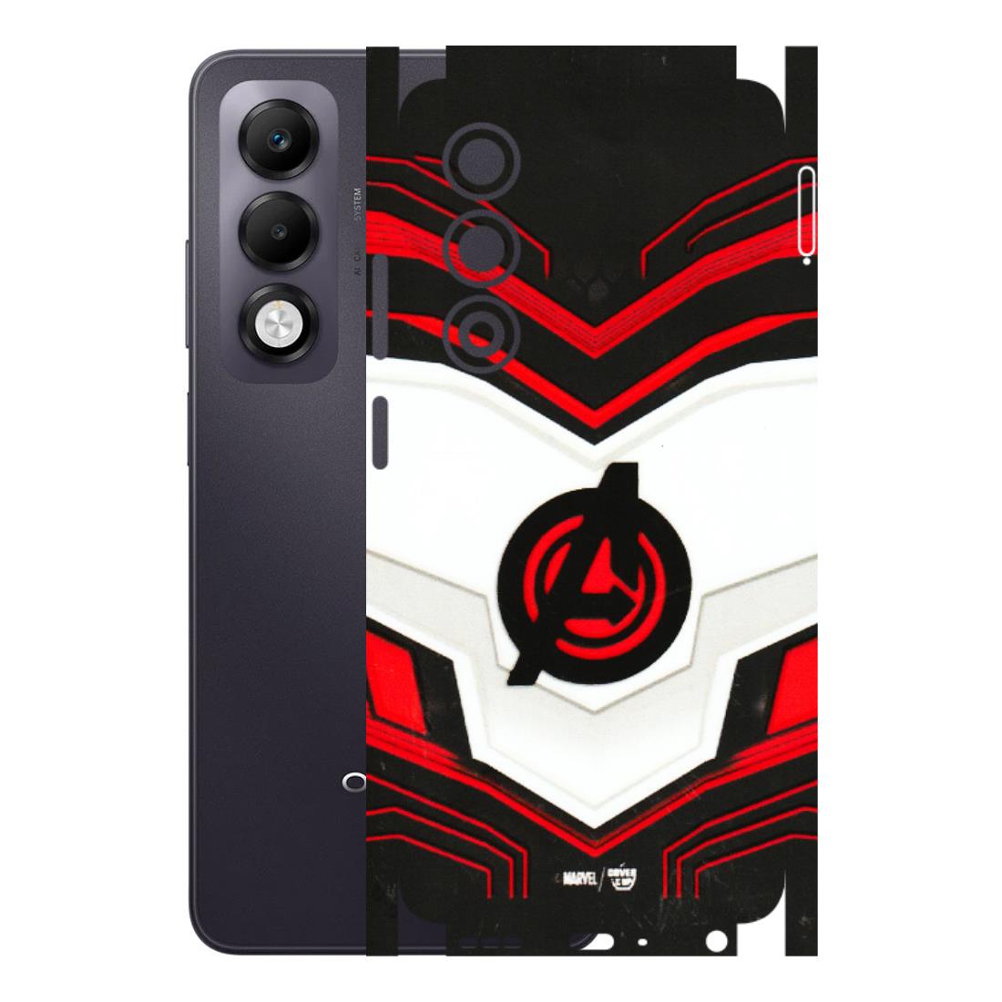 OPPO Phone Skins 2025 (All Models) - Avengers Logo - 3D Embossed Finish (L-55) Oppo K13x 5G