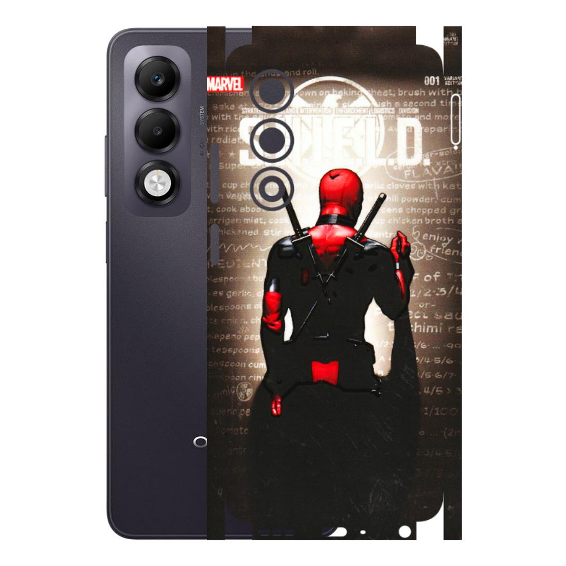 OPPO Phone Skins 2025 (All Models) - Deadpool - 3D Embossed Finish (L-56) Oppo K13x 5G