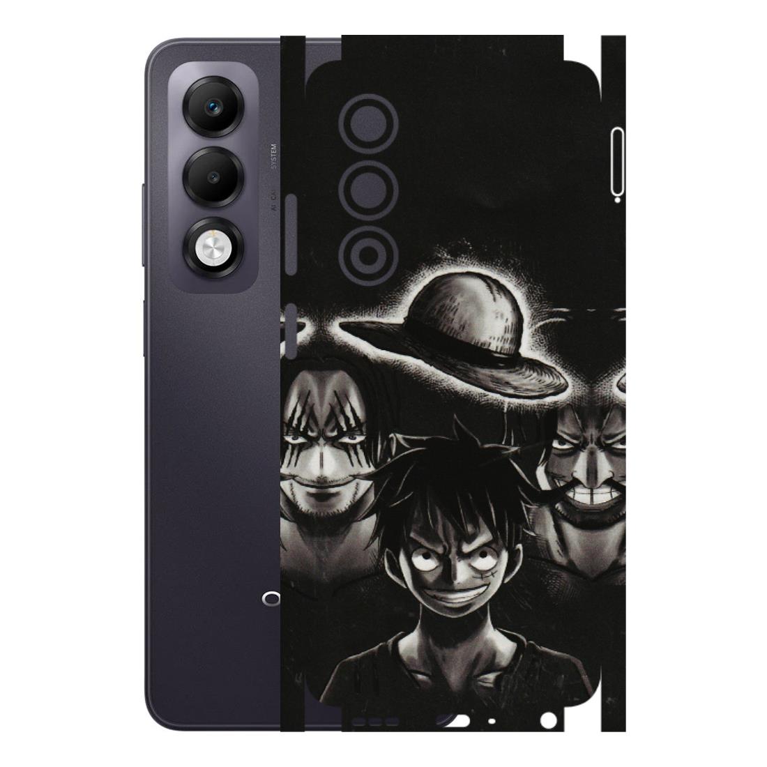 OPPO Phone Skins 2025 (All Models) - Black Luffy Hat - 3D Embossed Finish (L-57) Oppo K13x 5G