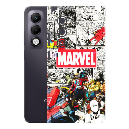 OPPO Phone Skins 2025 (All Models) - Marvel Colorful Comic - 3D Embossed Finish (L-64) Oppo K13x 5G