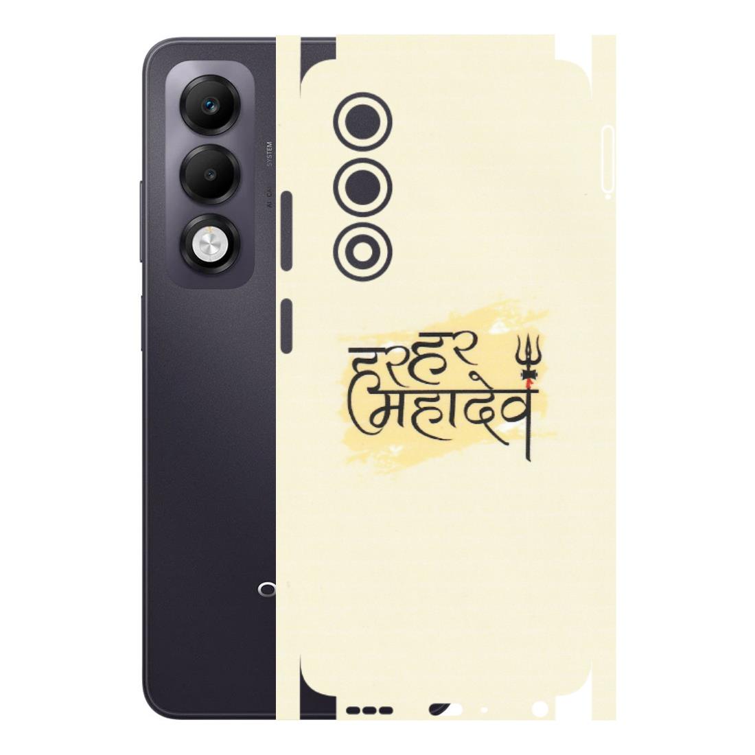 OPPO Phone Skins 2025 (All Models) - Har Har Mahadev - Matte Finish (M-10) Oppo K13x 5G