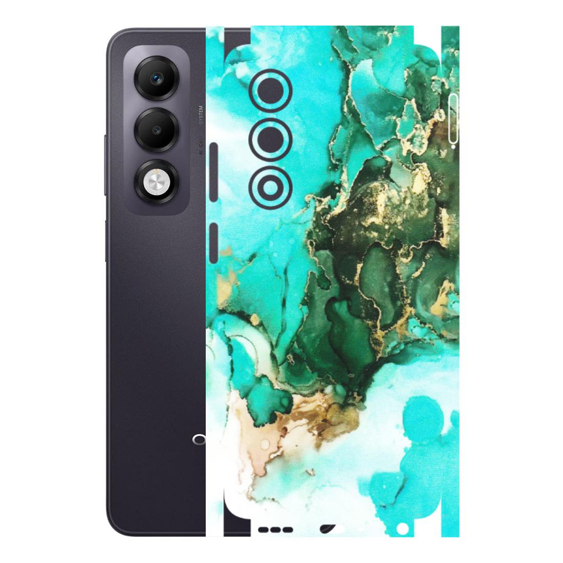 OPPO Phone Skins 2025 (All Models) - The Blue Gold Marble - Matte Finish (M-124) Oppo K13x 5G