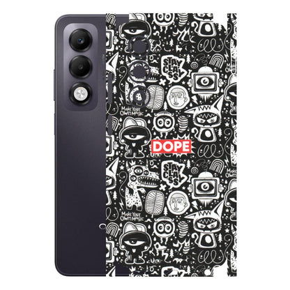 OPPO Phone Skins 2025 (All Models) - Dope Stay Classy Black Doodles - Matte Finish (M-126) Oppo K13x 5G