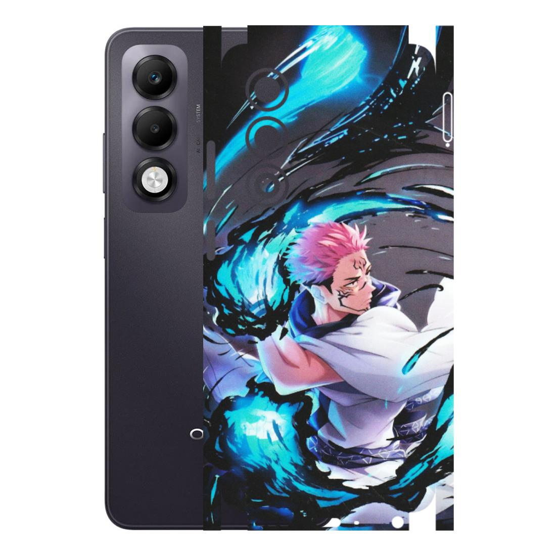 OPPO Phone Skins 2025 (All Models) - New Jujutsu Kaisen Grey Blue Anime - Matte Finish (M-127) Oppo K13x 5G