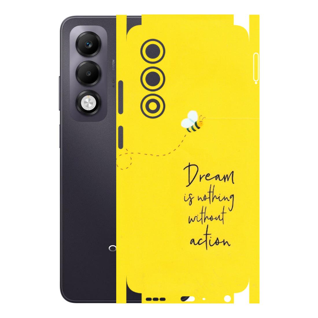 OPPO Phone Skins 2025 (All Models) - Dream Is Nothing Without Action - Matte Finish (M-138) Oppo K13x 5G