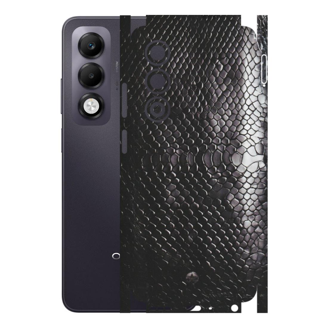 OPPO Phone Skins 2025 (All Models) - Black Snack Leather - Matte Finish (M-147) Oppo K13x 5G
