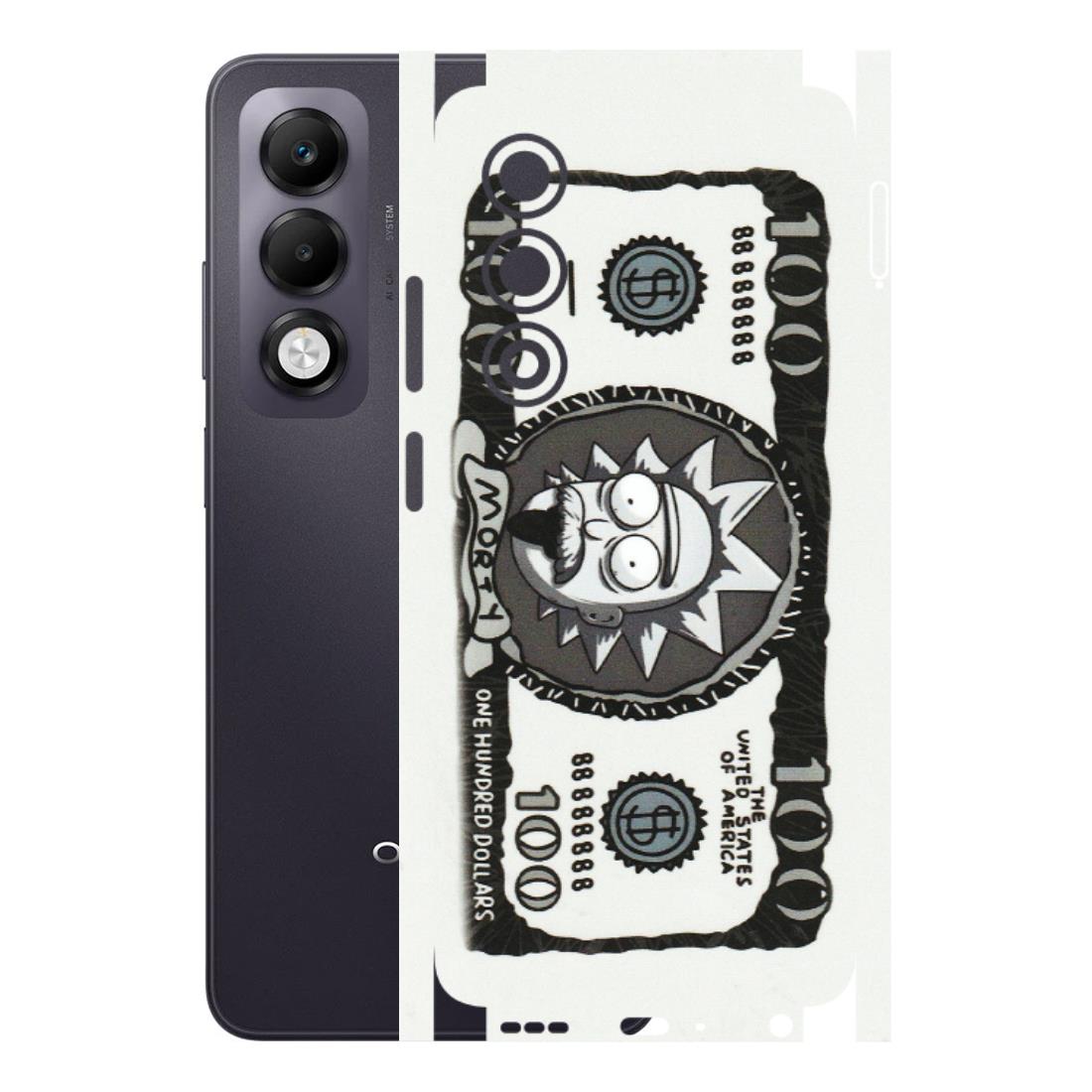 OPPO Phone Skins 2025 (All Models) - Rick And Morty Hundred Dollar Anime - Matte Finish (M-161) Oppo K13x 5G
