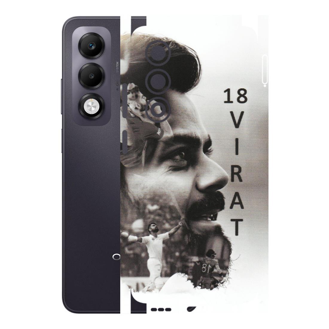 OPPO Phone Skins 2025 (All Models) - Virat Kohli Cricketer - Matte Finish (M-163) Oppo K13x 5G