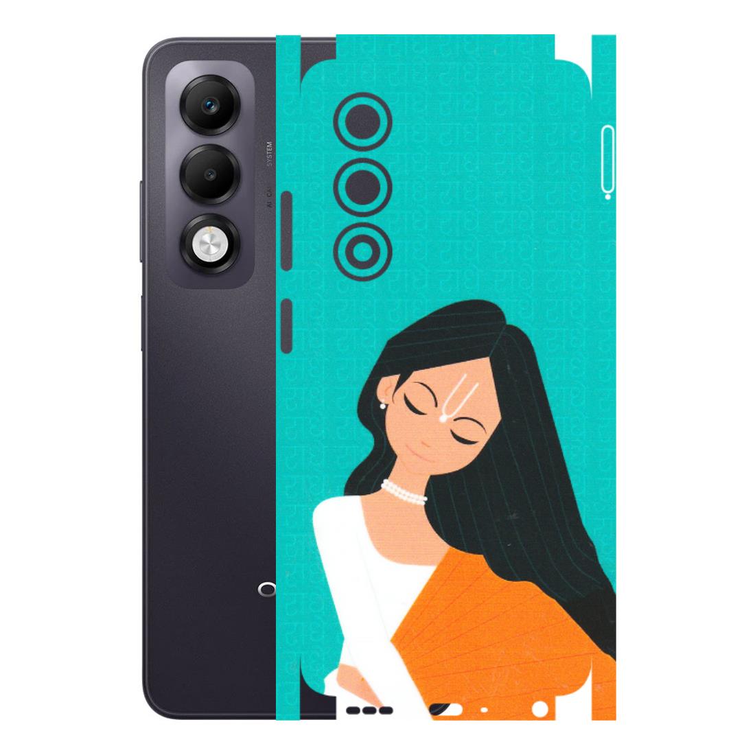 OPPO Phone Skins 2025 (All Models) - Radhe Radhe With Hindu Symbol - Matte Finish (M-164) Oppo K13x 5G