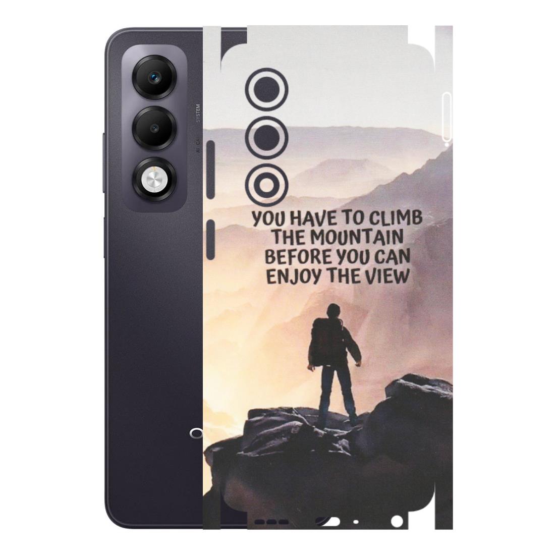 OPPO Phone Skins 2025 (All Models) - Motivational Hiking Mountain - Matte Finish (M-28) Oppo K13x 5G
