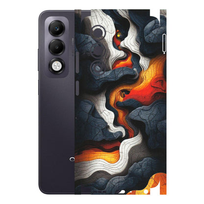 OPPO Phone Skins 2025 (All Models) - Abstract Volcanic Layers - Matte Finish (M-52) Oppo K13x 5G