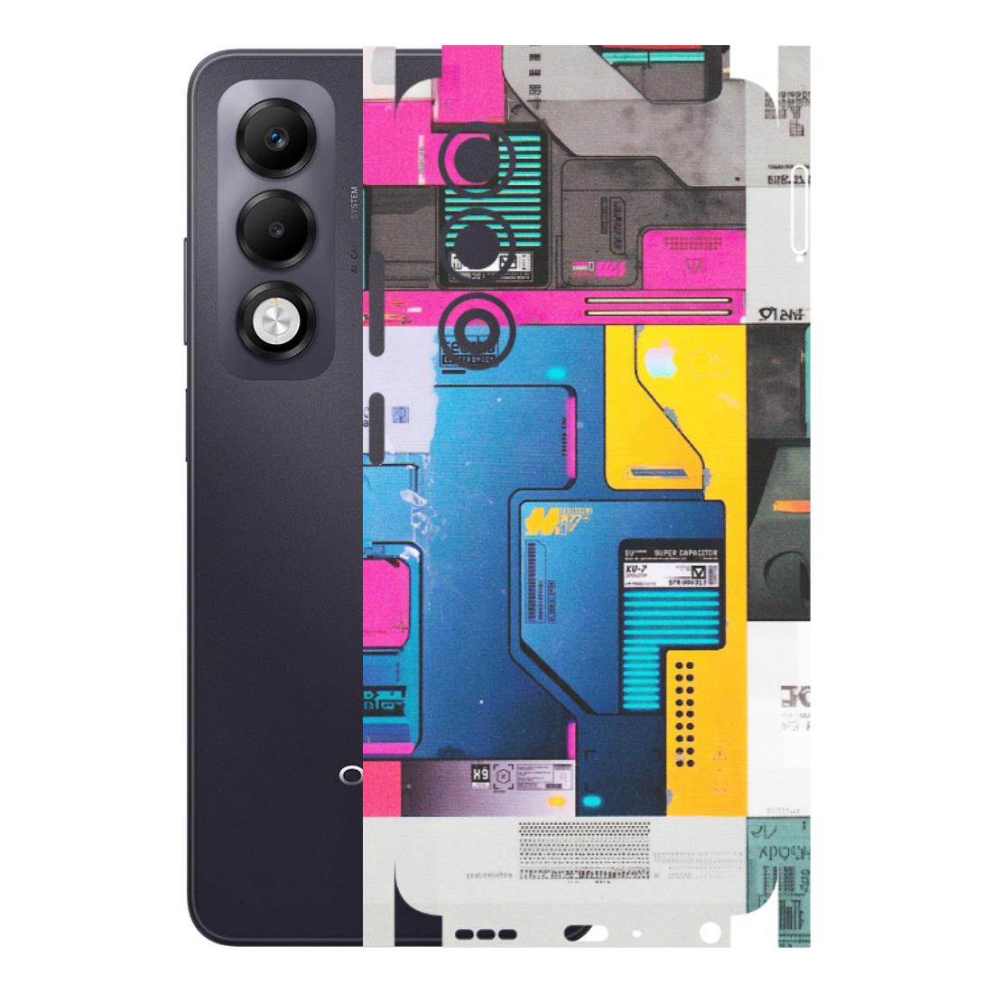 OPPO Phone Skins 2025 (All Models) - Colourfull Motherboard Internals - Matte Finish (M-55) Oppo K13x 5G