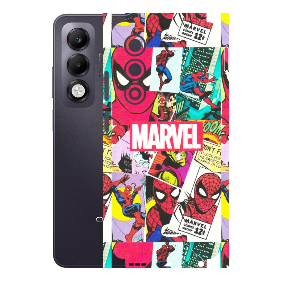 OPPO Phone Skins 2025 (All Models) - Marvel Comic Spiderman Grafitti - Matte Finish (M-72) Oppo K13x 5G