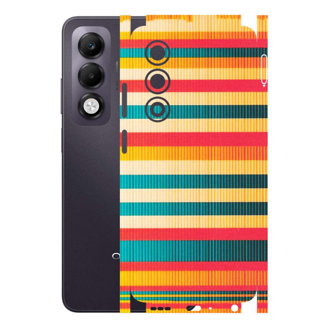 OPPO Phone Skins 2025 (All Models) - Colourful Stripes Soothing Effect - Matte Finish (M-86) Oppo K13x 5G
