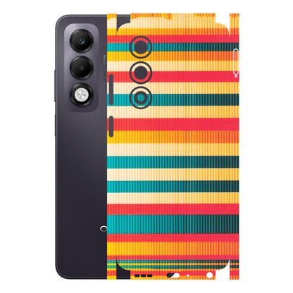 OPPO Phone Skins 2025 (All Models) - Colourful Stripes Soothing Effect - Matte Finish (M-86) Oppo K13x 5G