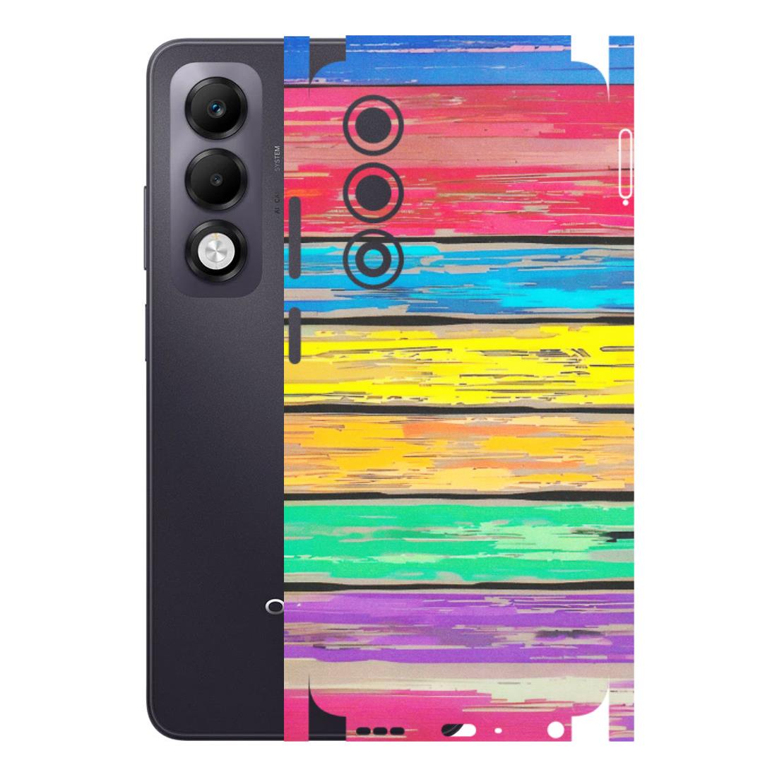 OPPO Phone Skins 2025 (All Models) - Multi Colour Wooden Wall - Matte Finish (M-96) Oppo K13x 5G