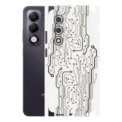 OPPO Phone Skins 2025 (All Models) - Tech Circuits - Transparent Finish (T-03) Oppo K13x 5G