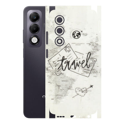OPPO Phone Skins 2025 (All Models) - Travel Ticket - Transparent Finish (T-06) Oppo K13x 5G
