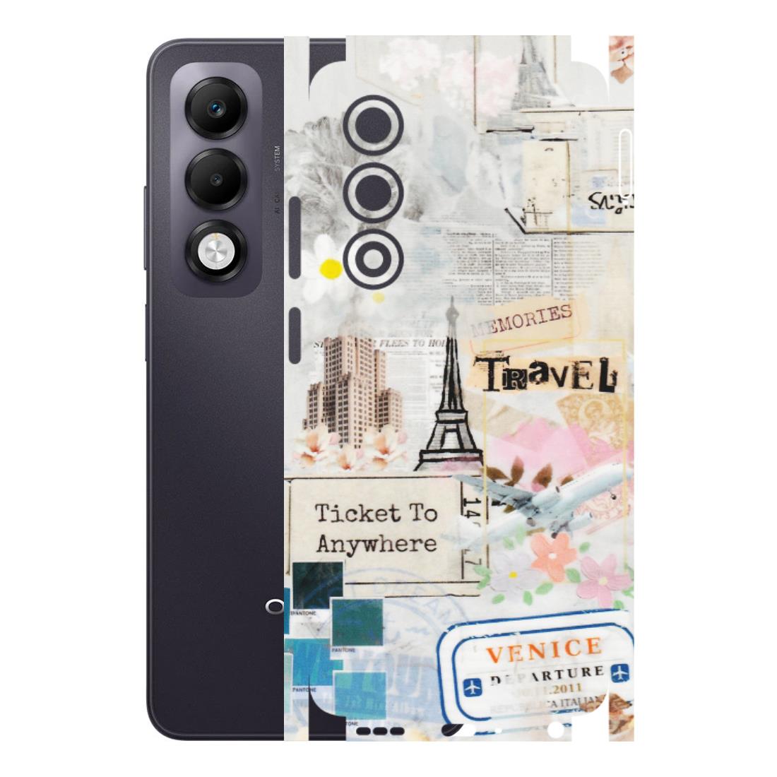 OPPO Phone Skins 2025 (All Models) - Travel Memories - Transparent Finish (T-09) Oppo K13x 5G