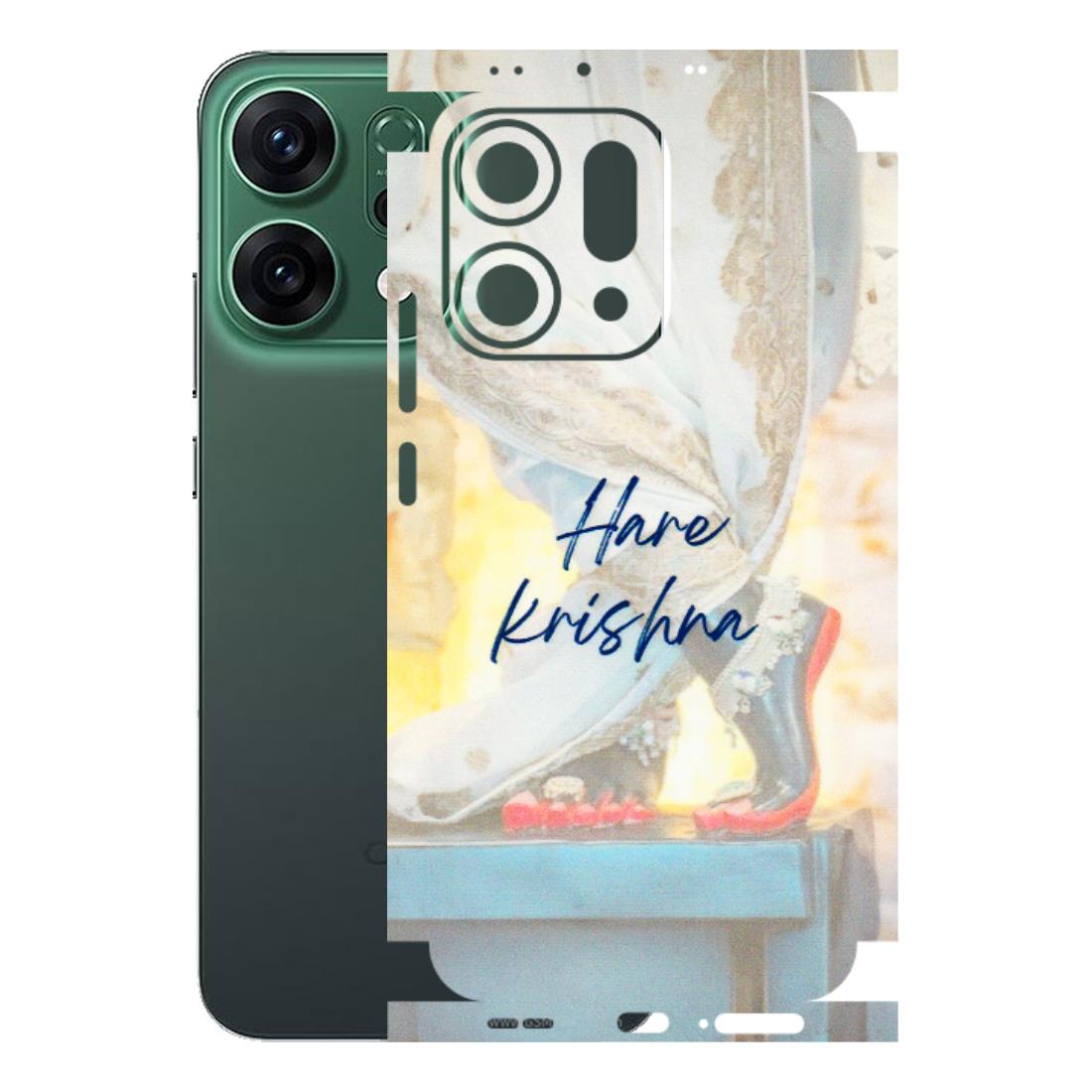 OPPO Phone Skins 2025 (All Models) - Hare Krishna - 3D Embossed Finish (L-03) Oppo Reno 14 5G