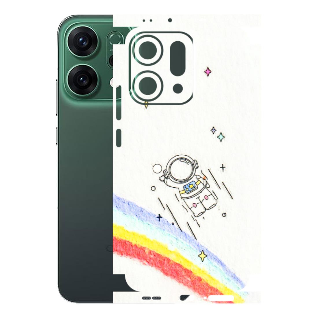 OPPO Phone Skins 2025 (All Models) - Milkyway Astronaut - 3D Embossed Finish (L-110) Oppo Reno 14 5G
