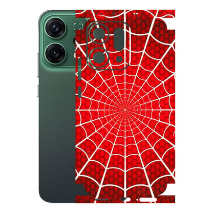 OPPO Phone Skins 2025 (All Models) - Classic Spidey Web - 3D Embossed Finish (L-115) Oppo Reno 14 5G